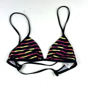 Patagonia String Bikini Top Size XS, Black Pink And Yellow Excellent Geometric - Picture 1 of 3