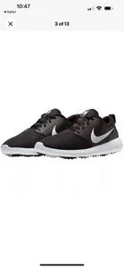 New Nike Roshe G Womens Spikeless Golf Shoes Style CD6066 - Black Size 7 - Picture 1 of 4