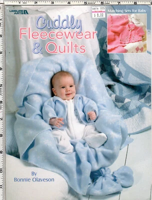 "Cuddly Fleecewear & Quilts" ©2002 Leisure Arts Sewing Leaflet # 3351 Boy & Girl - Image 1 of 2