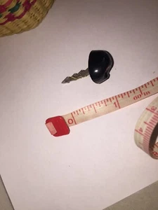 VTG Steel Barbed Nose with Red Nostrils Crafts Plush Making Parts  Black Nose - Picture 1 of 3