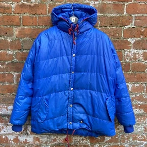 Vintage Pointfive Down Puffer Jacket Men’s Small 70s 80s Duvet Mountaineering - Picture 1 of 17