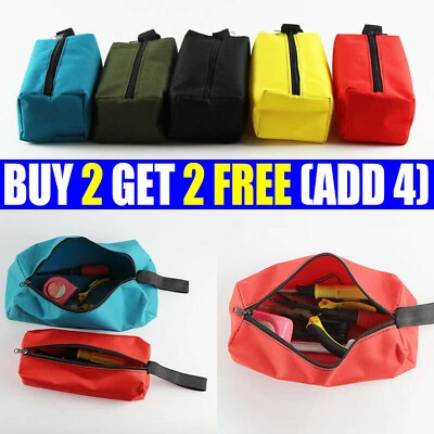 Oxford Tool Storage Bag Spanner Zip Pocket Organizer Carry Case Tools Pouch Home