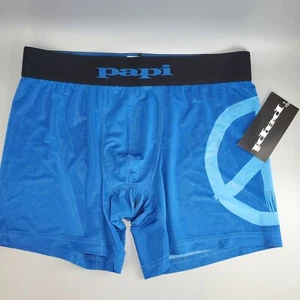 Papi Men's Polyester Spandex Boxer Brief Size M - Picture 1 of 5