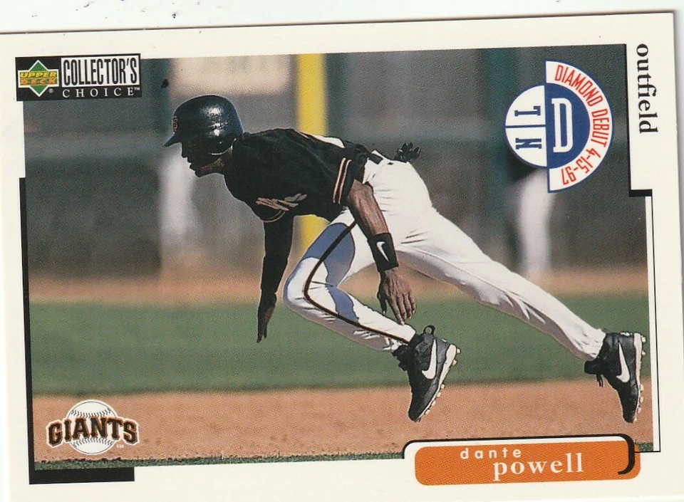 FREE SHIPPING-MINT-1998 Upper Deck Collector's Choice Dante Powell #233 GIANTS - Image 1 of 1