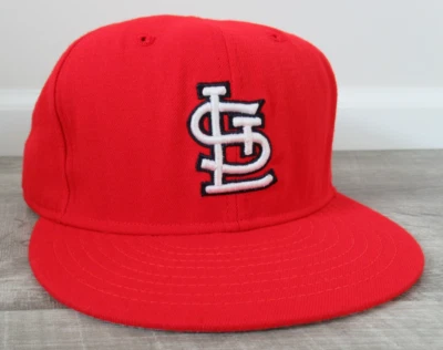 St. Louis Cardinals New Era Vintage Fitted Hat Sz 7 3/4 MLB 59FIFTY MUSA Red - Image 1 of 4