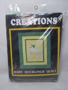 *NEW* Creations Baby Ducklins Quilt Kit Vintage NOS #3065 B55 .64 - Picture 1 of 5