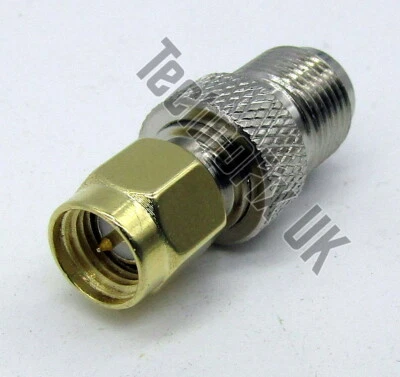 F type female to SMA male adapter (F F to SMA M) - Image 1 of 2