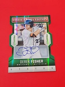 Derek Fisher 2014 Elite Extra Edition Prospect Status Auto 6/25 , Houston Astros - Picture 1 of 5