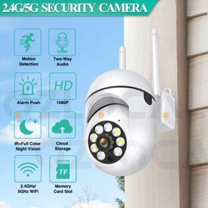 Security Camera System Outdoor Home 5G Wifi Night Vision Cam 1080P HD Wireless - Picture 1 of 14
