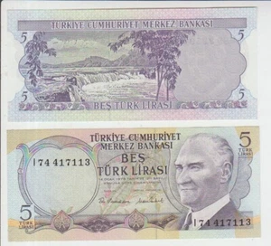 Turkey 5 Lira 1970 Pick 185 UNC - Picture 1 of 1