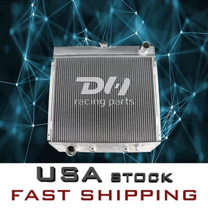 3-ROW ALUMINUM RADIATOR FOR 66-77 FORD MERCURY COMET MAVERICK Mustang 3.3L 4.1L - Bild 1 von 12