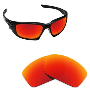 Hawkry Polarized Replacement Lense for-Oakley Scalpel Sunglass Orange Red Mirror - Picture 1 of 3