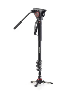 Manfrotto Monopiede MVMXPRO500 XPRO con base fluida e testa video MVMF500A - Foto 1 di 4