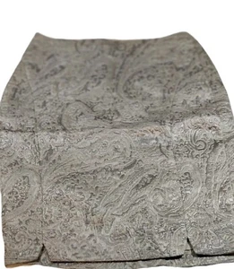 Woman Jacquard Skirt 4 Metallic High Waist The Limited Party Cocktail - Picture 1 of 9