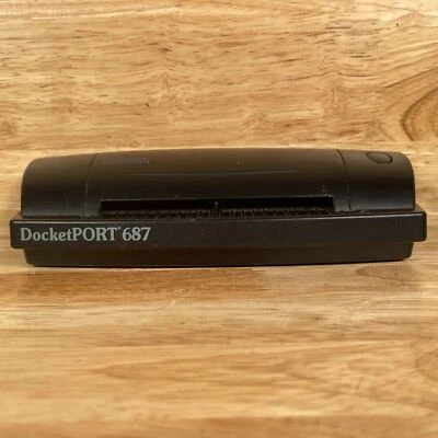 Ambir Docketport 687 DP687 Black USB 2.0 Duplex ID Card/Business Card Scanner - Image 1 of 4