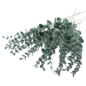24 Pcs Simulated Eucalyptus Decoration Artificial Leaves with Stems Seeded - Bild 1 von 12