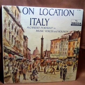 On Location Italy - Various Artists: Vinyl Record LP, Decca Records - Foto 1 di 19