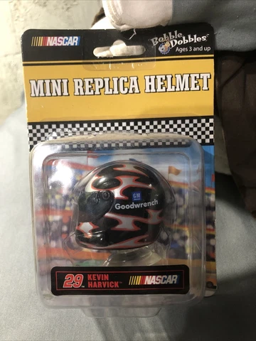 Kevin Harvick Mini Replica helmet #29 Nascar GM Goodwrench Bobble Dobbles NEW Cover