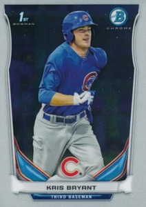Lotto di (10) Kris Bryant CUBS 2014 Bowman CHROME #BCP25 Rookie Card rC QTY - Foto 1 di 1