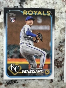 Tarjeta de novato Topps 2024 Kansas City Royals Anthony Veneziano #425 - Imagen 1 de 1