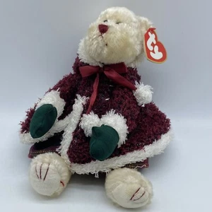 Ty Attic Treasures MRS. SANTABEAR the Bear Excellent Tag 2000 Retired Christmas - Picture 1 of 8