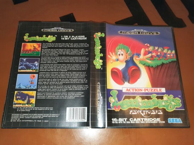 Mega Drive LEMMINGS No Instruction bbn 3109 Sega md