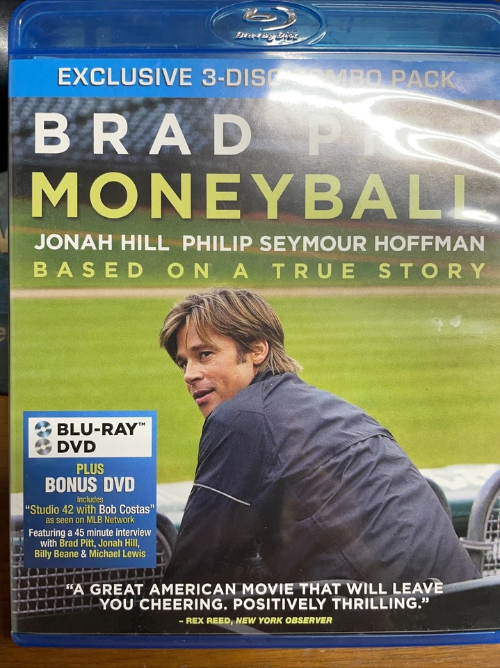 Moneyball 3-Disc Exclusive Combo (Blu-ray/DVD + Bonus) Based On A True Story - Image 1 of 1