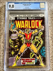 Strange Tales #178 CGC 9.0 UK PRICE  VARIANT First App of Magus, Warlock Begins - Foto 1 di 4