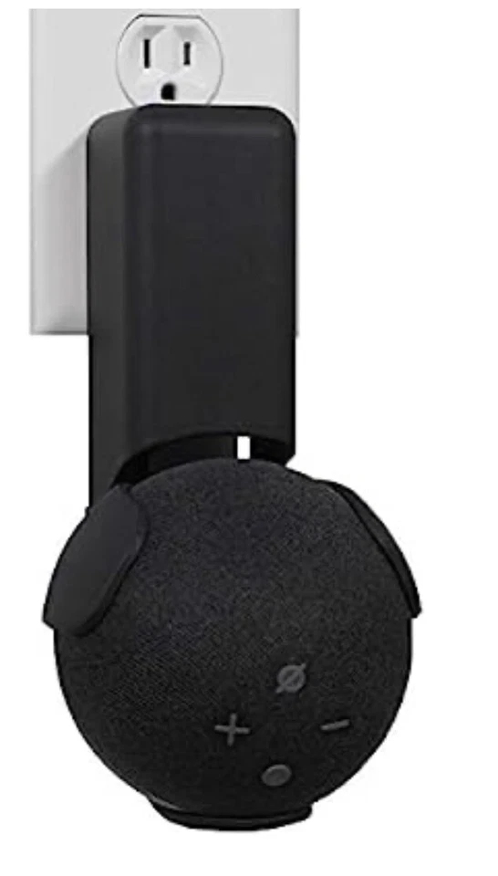 Echo Dot 4th Generation Speaker Wall Mount Stand Cradle Dot Holder Black NIB - Image 1 of 1