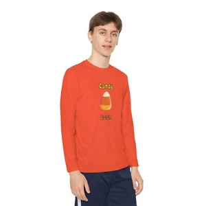 Candy Corn Youth Long Sleeve Competitor Tee - Picture 1 of 25
