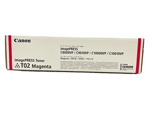 Canon T02 Magenta original toner for imagePRESS C8000VP/ V9010VP/ C10000VP/ - Picture 1 of 3