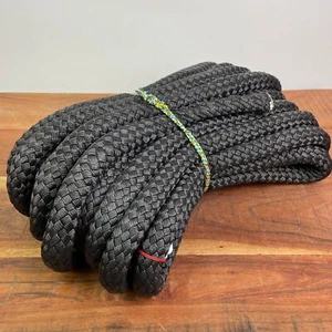 9m Liros Handy Elastic Ø 24mm hochelastische Festmacher Leine schwarz 12000daN - Picture 1 of 3