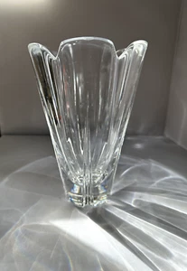 Vintage skandinavische Kristall ORREFORS 8,5"X5,5" hohe Vase sehr schwer - Bild 1 von 2