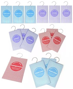 Fragrance Bags Moth Repellent Sachets Wardrobe Cupboard Air Fresheners Scented - Picture 1 of 19