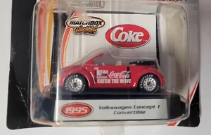 Coca Cola–Matchbox-50th Ann. Diecast–1995 VW CONCEPT 1 CONVERTIBLE-97365-2002 - Picture 1 of 4