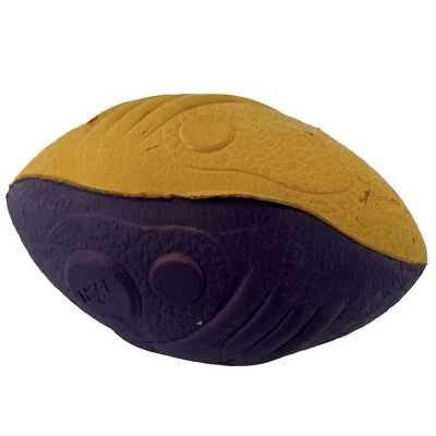 Vtg Nerf Turbo Crushers Football 6" Kenner Purple Gold 1994 Foam - Image 1 of 4