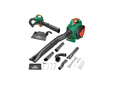 4en1 Souffleur De Feuille Thermique Aspirateur Broyeur à Essence Outil De Jardin - Photo 1/4