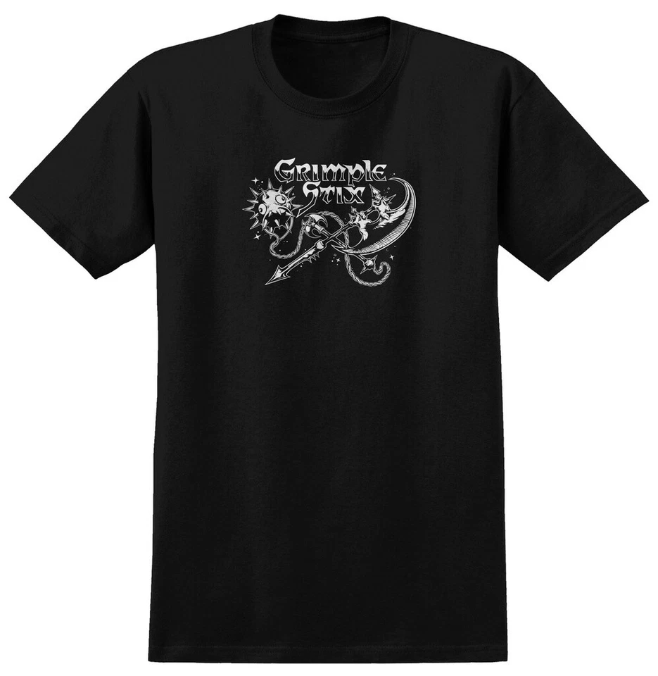 Camiseta Negra Anti Hero Skateboards Grimple Stix Barbarians Foto 1 de 1