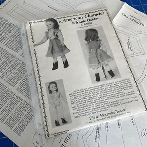 18” Annie Oakley PATTERN for American Character Sweet Sue MA Binnie Dolls Uncut - Picture 1 of 3