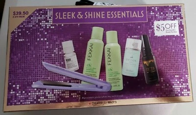 6 piezas Juego de cabello Sleek & Shine Essentials, creado para Macy s con plancha Sutra Foto 1 de 4