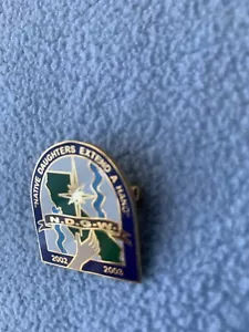 2002-2003 Native Daughters of the Golden West NDGW Logo Revers Mütze Jacke Pin - Bild 1 von 2