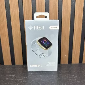 Fitbit Sense 2 Advanced Gesundheits- und Fitness-Smartwatch - Blue Mist/Soft Gold - Bild 1 von 5