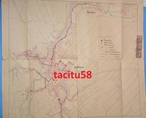 Historischer Stadtplan von Reichenau Sudetenland Rychnov nad Kněžnou Stempel rar - Bild 1 von 4