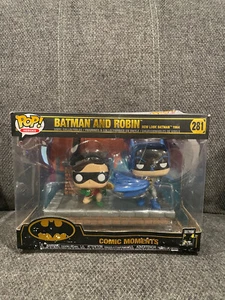 FUNKO POP NUEVO EN CAJA 281 MOMENTOS CÓMIC BATMAN AND ROBIN DUO - Imagen 1 de 6