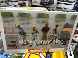 Hasegawa WM03 Trabajadores de la Construcción Set A Trabajadores de Pavimentación de Carreteras Juego de 4 y Accesorios - Imagen 1 de 2