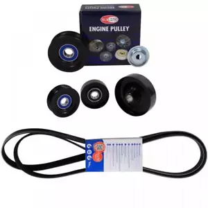 MULTI RIB DRIVE BELT & PULLEY KIT FOR TOYOTA LANDCRUISER VDJ79 VDJ200 1VD 1VDFTV - Picture 1 of 1