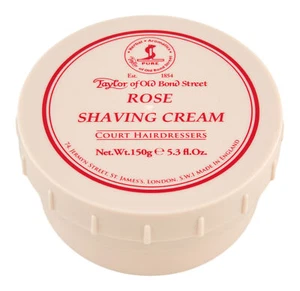 Taylor of Old Bond Street Rose Shaving Cream 150 g. Shaving Cream & Gel - Picture 1 of 1