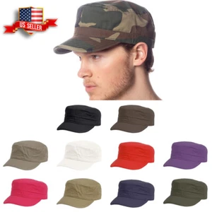 Sombrero Militar Ejército Cadete Patrulla Castro Gorra Hombres Mujeres Golf Conducción Verano Castro - Imagen 1 de 14
