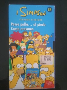 Simpson VHS 2 episodi stagione 2: PESCE PALLA...AL PIEDE/COME ERAVAMO - Foto 1 di 1