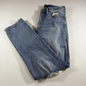 Pantalones de mezclilla Abercrombie años 90 rectos relajados desgastados lavados - lavado medio 28x30 - Imagen 1 de 15